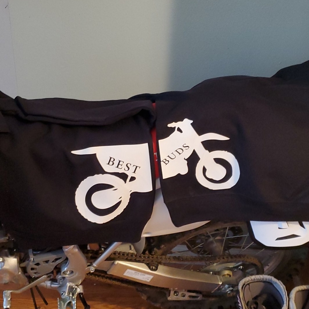Mom and son dirt bike hoodies/shirt